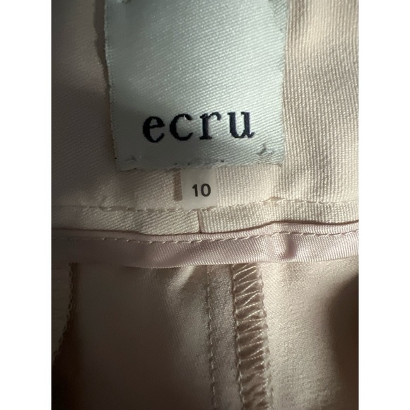 Ecru Elegant Trousers - Picture 3 of 4